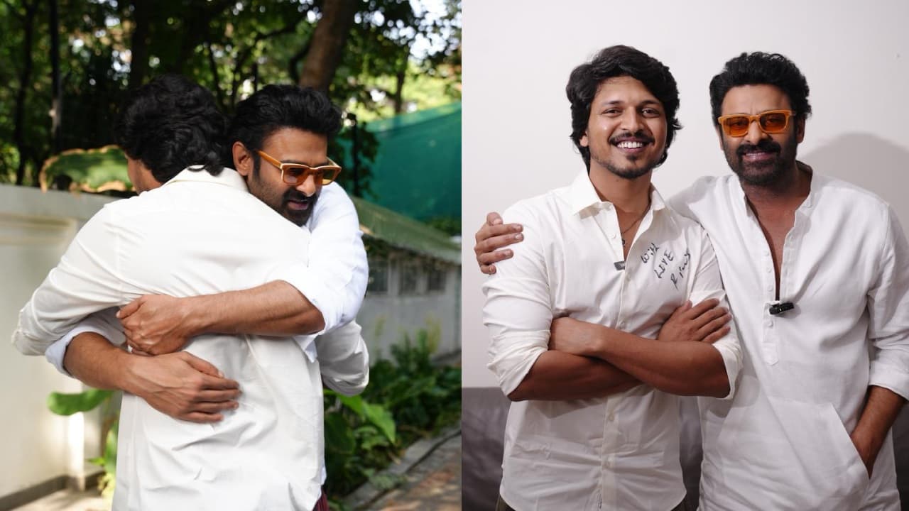 ప్రభాస్ ని కలిసిన డై హార్డ్ఫ్యాన్ సుమంత్ప్రభాస్.. ఫొటోలు వైరల్