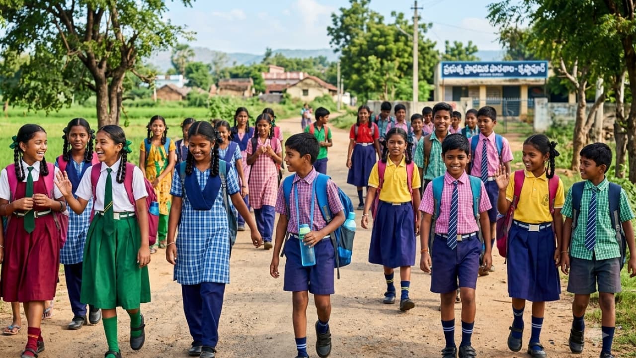 ఒక్కోస్కూల్ యూనిఫామ్స్ ఒక్కోలా ఉంటాయి.. ఎందుకో తెలుసా